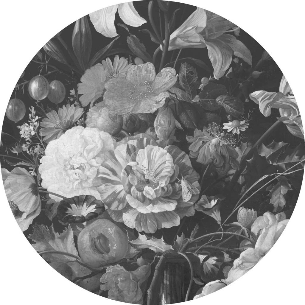 KEK Wallpaper Circle, Golden Age Flowers diameter van 142,5 of 190 cm-8719743885448-31