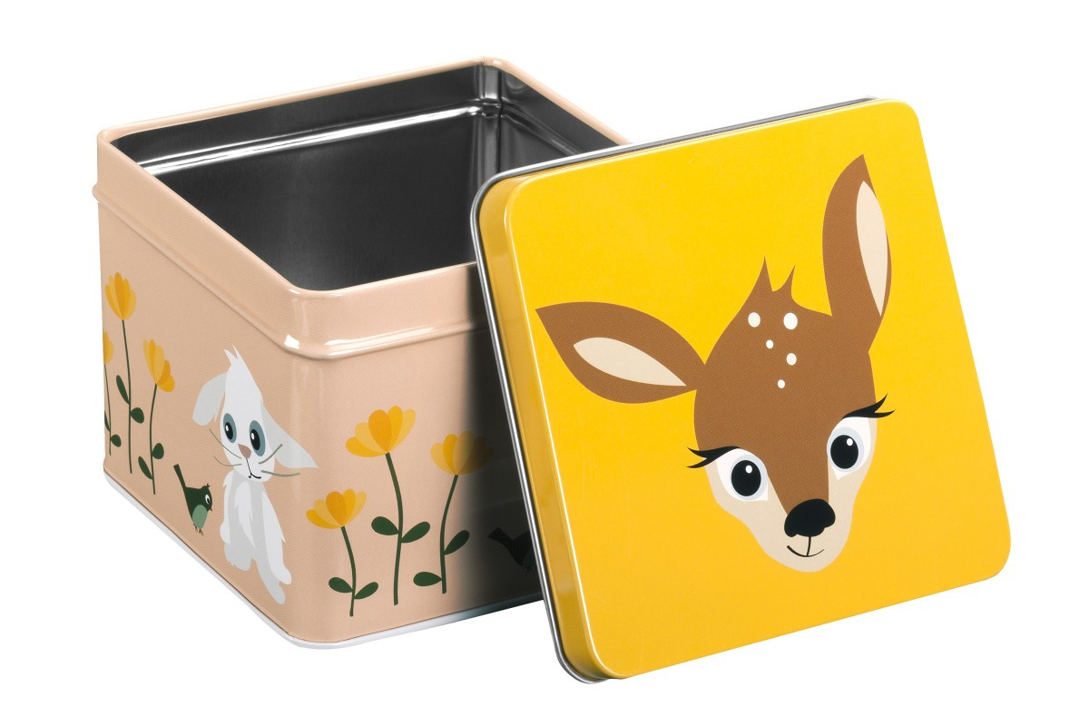 Blafre metallic square box deer and rabbit-7090015484899-36