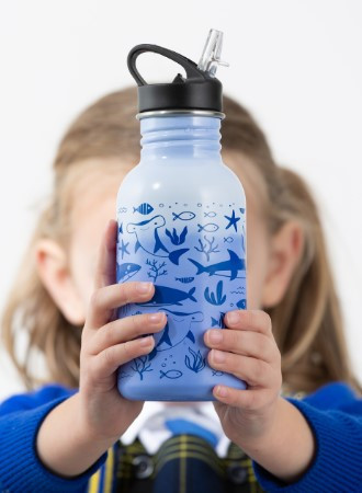 Desillusie kennis Munching Typhoon kleurveranderende drinkfles uit rvs Sealife wit/blauw 550ml kopen -  Originalshop.nl