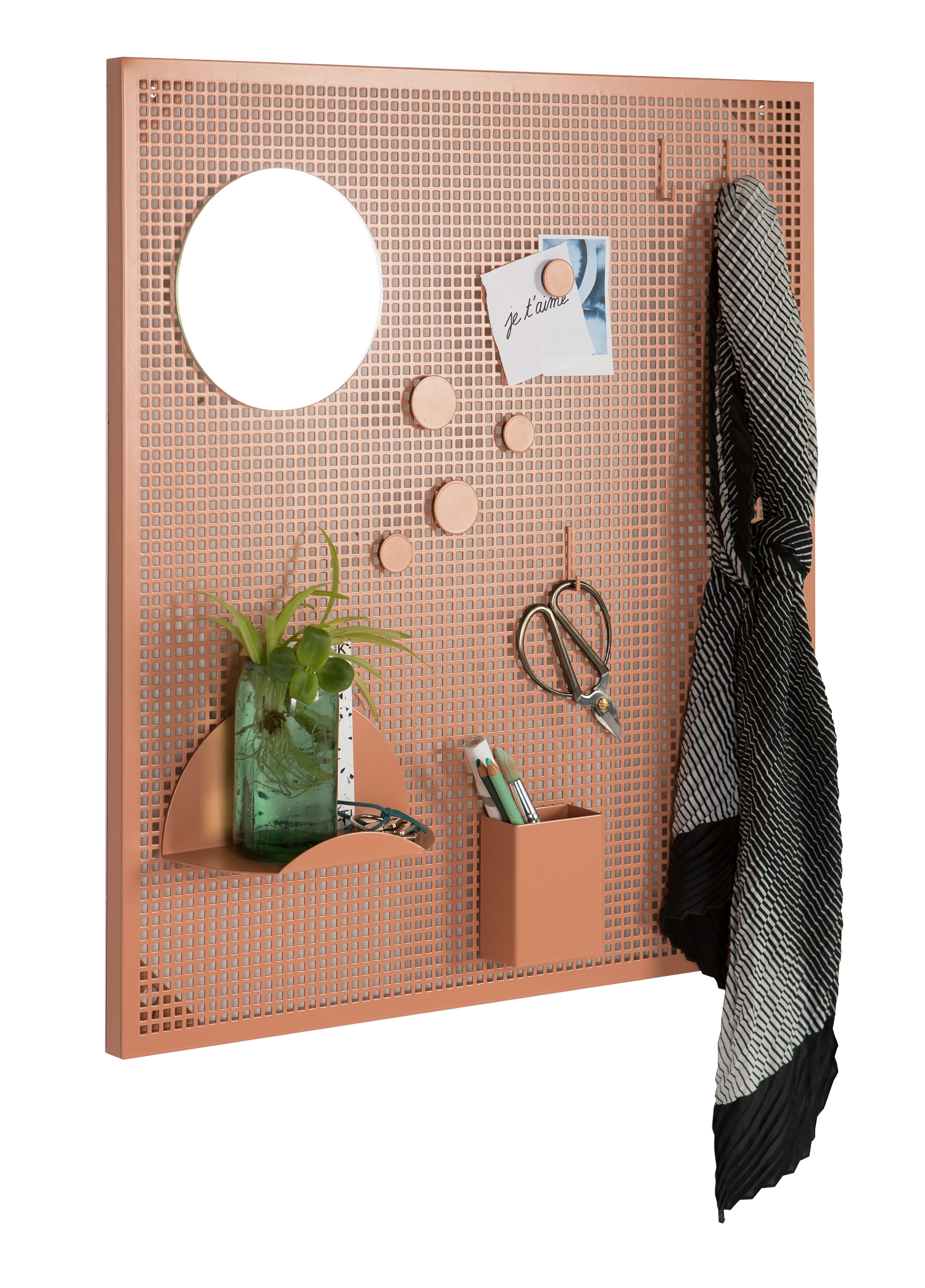 ritme idee Haven OK Design Denmark Magneetbord van gepoedercoat metaal roze kopen -  Originalshop.nl