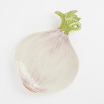 Mica Plate Onion L26 x W18 x H3 cm Ceramic Off White-8720362237693-20