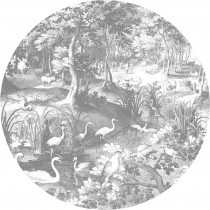 KEK Wallpaper Circle, Behangcirkel Engraved Landscape, ø 142,5 cm-8719743888098-20