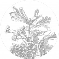 KEK Wallpaper Circle, Engraved Flowers, ø 190 cm-8719743887862-20