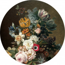 KEK Wallpaper Circle, Golden Age Flowers, ø 190 cm-8719743888012-20