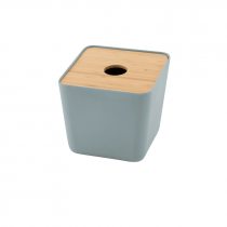 Point-Virgule tissuebox bamboev., Margriet Foolen. mist blauw 15 x 15 x 15,5 cm-5420059847015-20