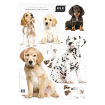 Kek Amsterdam Puppies (8 Wall Stickers), 42 x 59 cm (8 wall stickers)-8718754017909-20