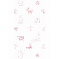 Kek Amsterdam Nijntje behang Outdoor Animals Pink 97.4 x 280 cm-8719743884359-20