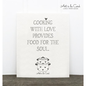 Vaatdoek: koken met liefde