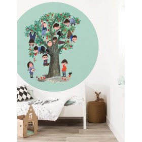 KEK Wallpaper Circle,  Behangcirkel Apple Tree, ø 190 cm
