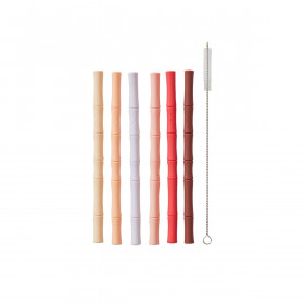 OYOY bamboo silicone straw
