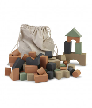 By Lille Vilde Building Blocks XL pack 80st forest green-5714302000488-20