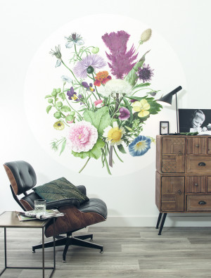 KEK Wallpaper Circle, Wild Flowers, ø 190 cm-8719743887886-20