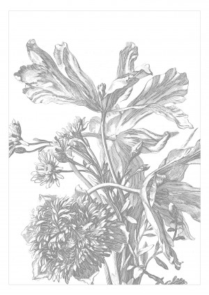 Kek Amsterdam behang Engraved Flowers 194.8x280cm-8719743888869-20