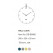 DesignBite Big Hug Wall Clock houten klok bone-4713302851954-05