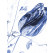 KEK Wallpaper Panel XL, Royal Blue Flowers, 190x220cm-8719743888814-023