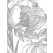 KEK Wallpaper Circle, Engraved Flowers, ø 142,5 cm-8719743888227-025