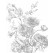 KEK Wallpaper Panel, Engraved Flowers 124,5x180cm-8719743885622-00