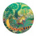 KEK Wallpaper Circle, Behangcirkel Hunting Tiger, ø 190 cm-8719743886124-014
