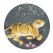 KEK Wallpaper Circle, Behangcirkel Smiling Tiger, ø 190 cm-8719743885974-010
