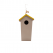 Point-Virgule vogelhuisje uit bamboevezel taupe okergeel dak-5404035708125-01