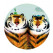 KEK Wallpaper Circle, Behangcirkel Two Tigers, ø 190 cm-8719743886131-014