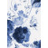 KEK Amsterdam Fotobehang Royal Blue Flowers I, 4 vellen-87187540165991-01